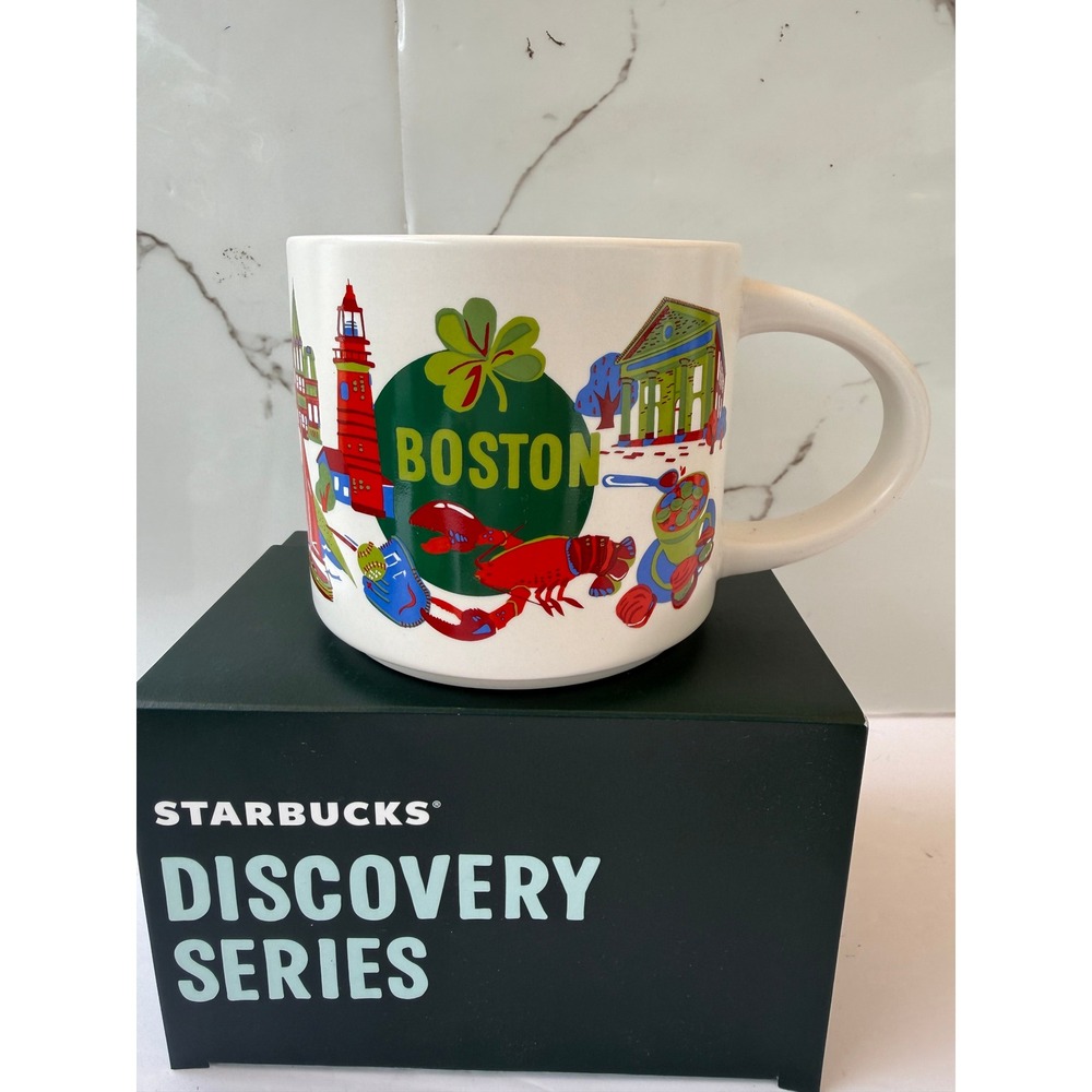 Starbucks Discovery Series Boston Mug 14oz 2024 New In Box Boston Souvenir